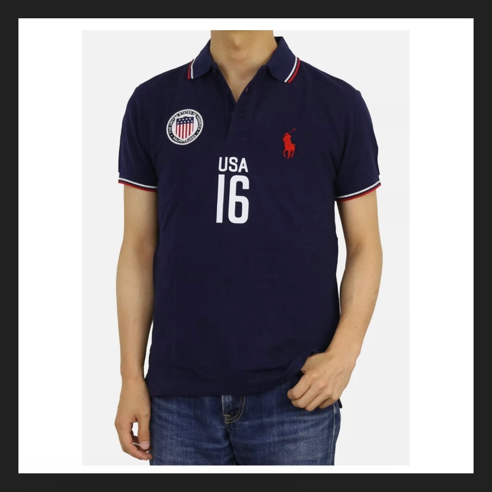 Polo Ralph Lauren Custom Fit Big Pony Short Sleeve
Polo Shirt USA 16